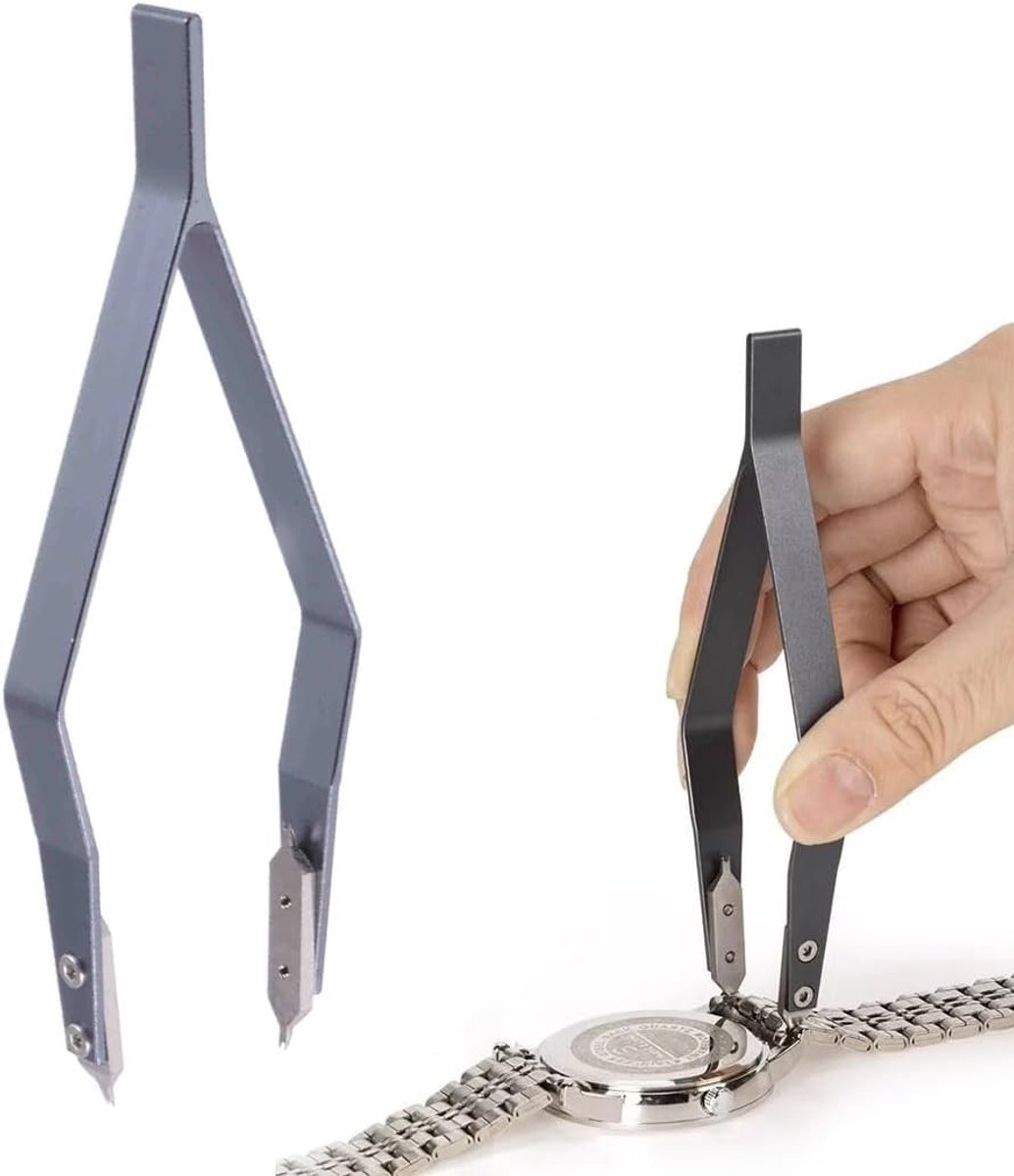 Precisie-tweezers voor horlogemakers, armbandverwijderaar en horloge reparatietool, V-vormige pincet voor nauwkeurige horlogeherstellingen
