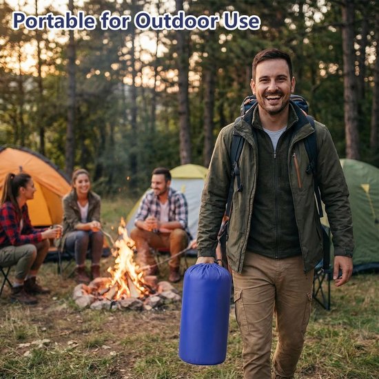 Isolerende Aluminium Isomat voor Camping - Lichtgewicht en Draagbare Slaapmat met Schuimmat en Opvouwbare Tentmat van Merkloos — afbeelding 5
