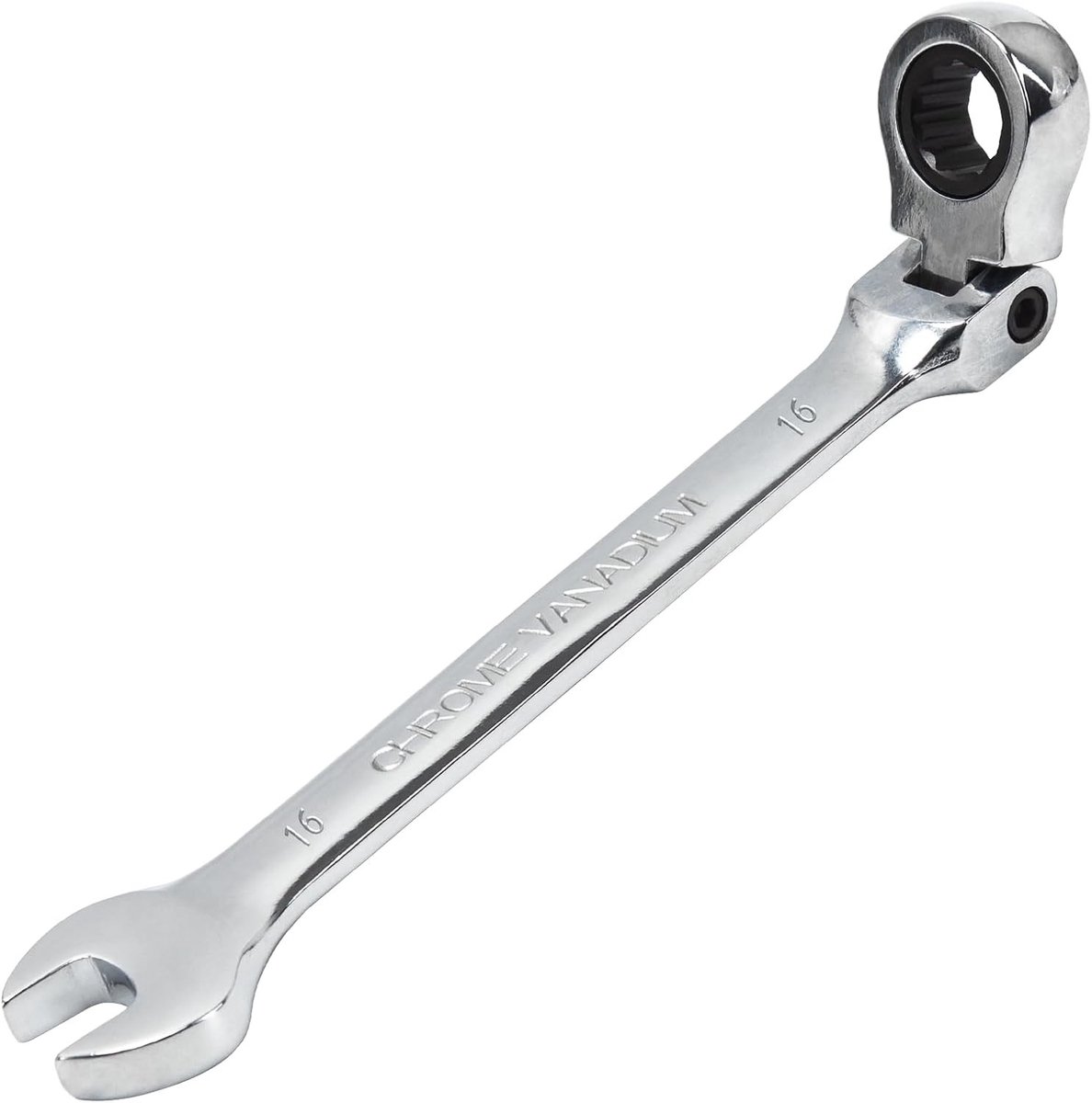 Flexibele Ratchet Steeksleutel 16mm met 72 Tanden van Chroom-Vanadium Staal voor Precisiewerk en Duurzaamheid