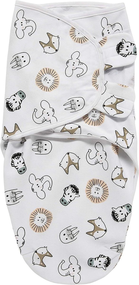 Baby puckzak - Wikkeldoek inbakerdoek - Zelfstandig slapen - Gevoel baarmoeder - 4-6 maanden - Veelkleurig