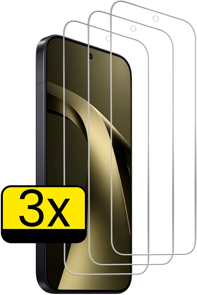 Screenprotector - Geschikt voor Xiaomi 17T Pro - 3 Stuks - Extra Sterk - Beschermglas - Gehard Glas - Tempered Glass - Screen Protector