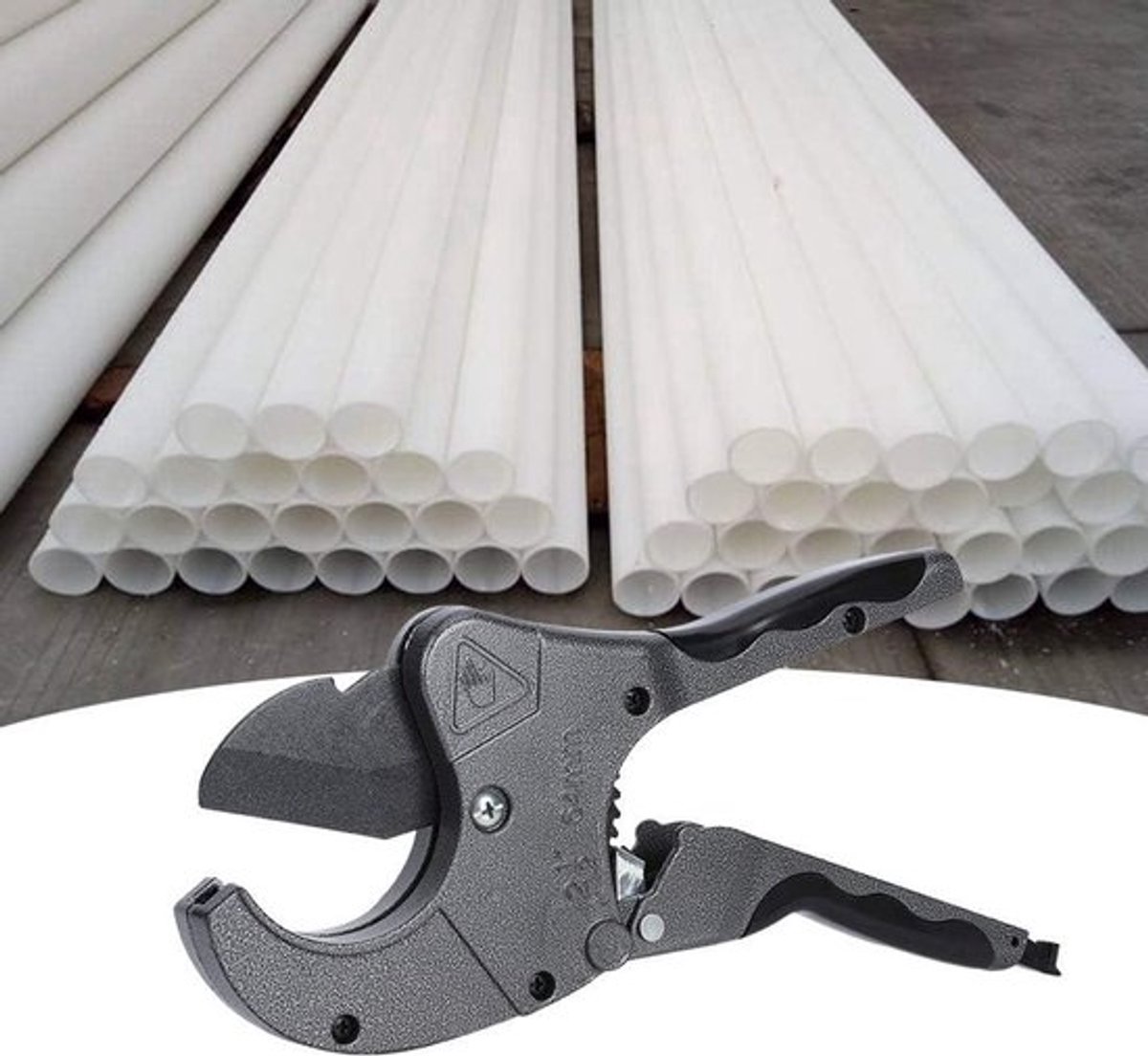 Pijpschaar voor Kunststof Buizen - Zwaar gebruik - Snijbereik 20-63mm - Professioneel gereedschap - Installatie - Loodgieterswerk