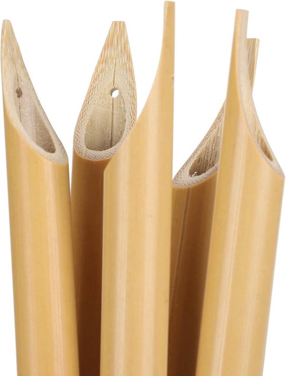 Handgemaakte Bamboe Kalligrafie Kit voor Manga en Tekenen - Vintage Pen voor Thuis en School - Exercitie Engelse Schrijfvaardigheid
