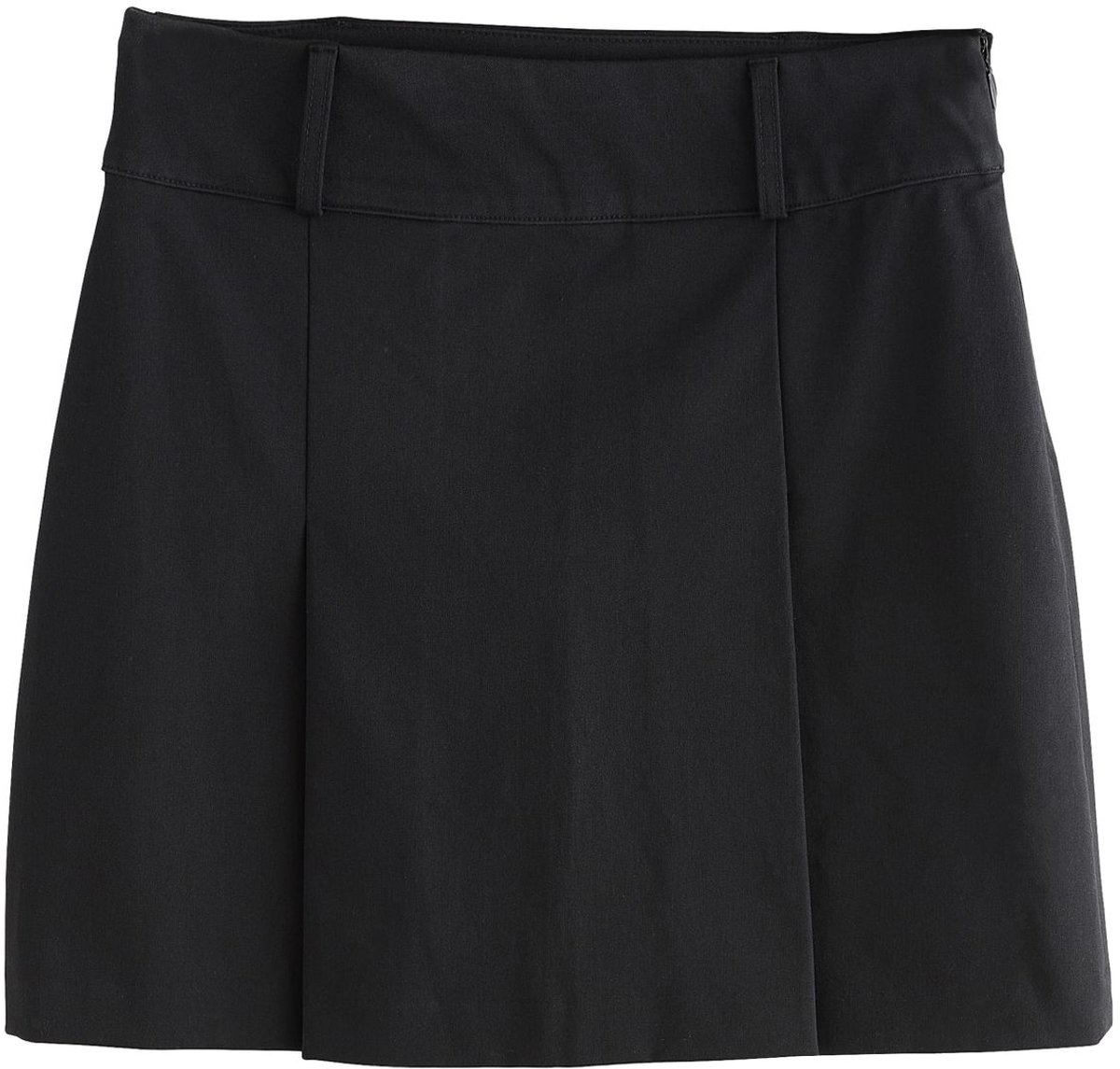 Next - Dames - Geplooide minirok met stretch - Zwart