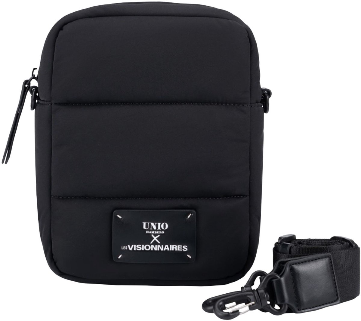 Unio Hamburg x Les Visionnaires schoudertas Blackline Unio Soelden Black zwart