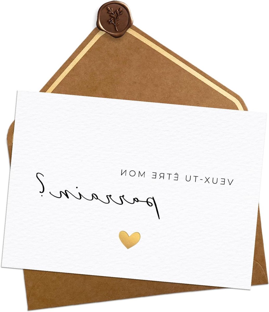 Wenskaart Sponsor - Peetvader Vraag - Speciaal Moment - Handgeschreven Lettertype - A5 Formaat - Natuurlijk