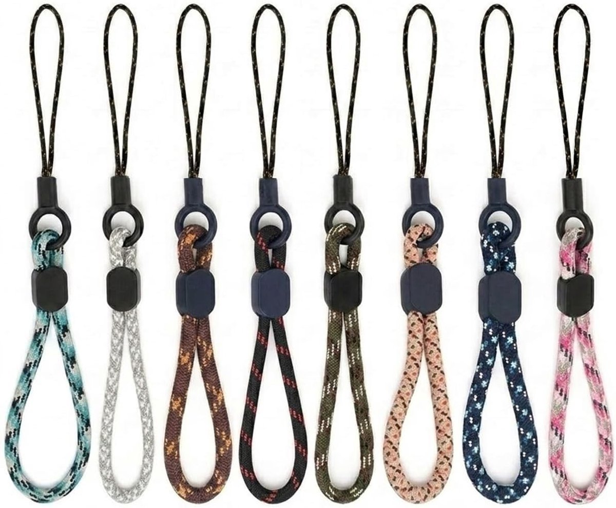 Handige 8-delige polsband met snelle ontgrendeling voor camera's, smartphones en sleutels - ideaal voor USB-sticks, portemonnees en GoPro-accessoires