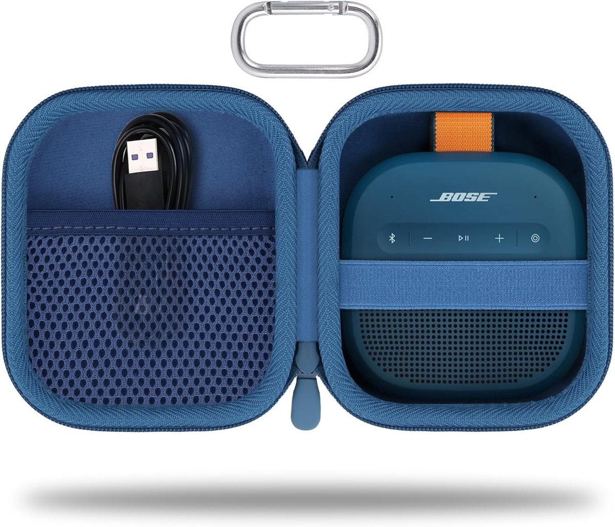 Duro Travel Caso Beschermhoes voor Bluetooth Bose SoundLink Micro Speaker - Ideaal voor Reizen, Schokbestendig en Waterdicht