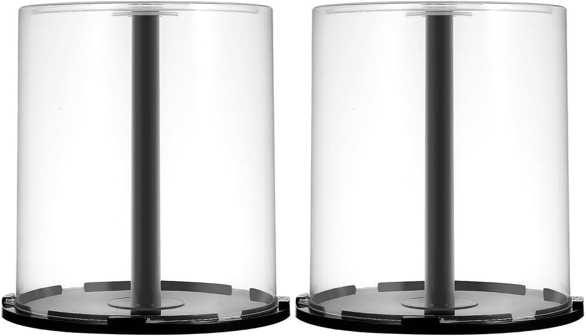 Set van 2 Transparante CD/DVD Opbergemmers voor 100 Schijven - Praktische CD Organizer voor Thuis en Kantoor met Ruimtebesparend Ontwerp
