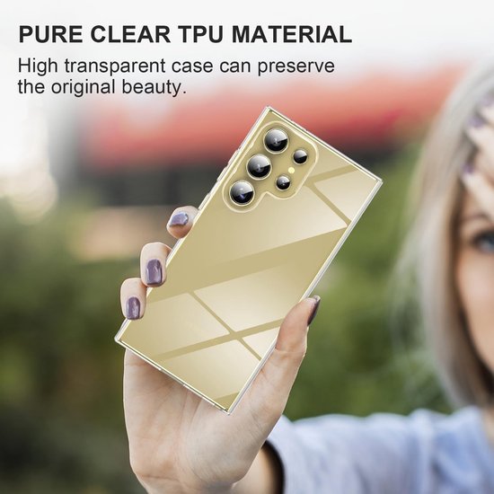 Duurzame Transparante Hoes met Schermbeschermer voor Samsung Galaxy S26 Ultra, 360 Graden Bescherming, Schokbestendig en Krasbestendig Ontwerp — afbeelding 4