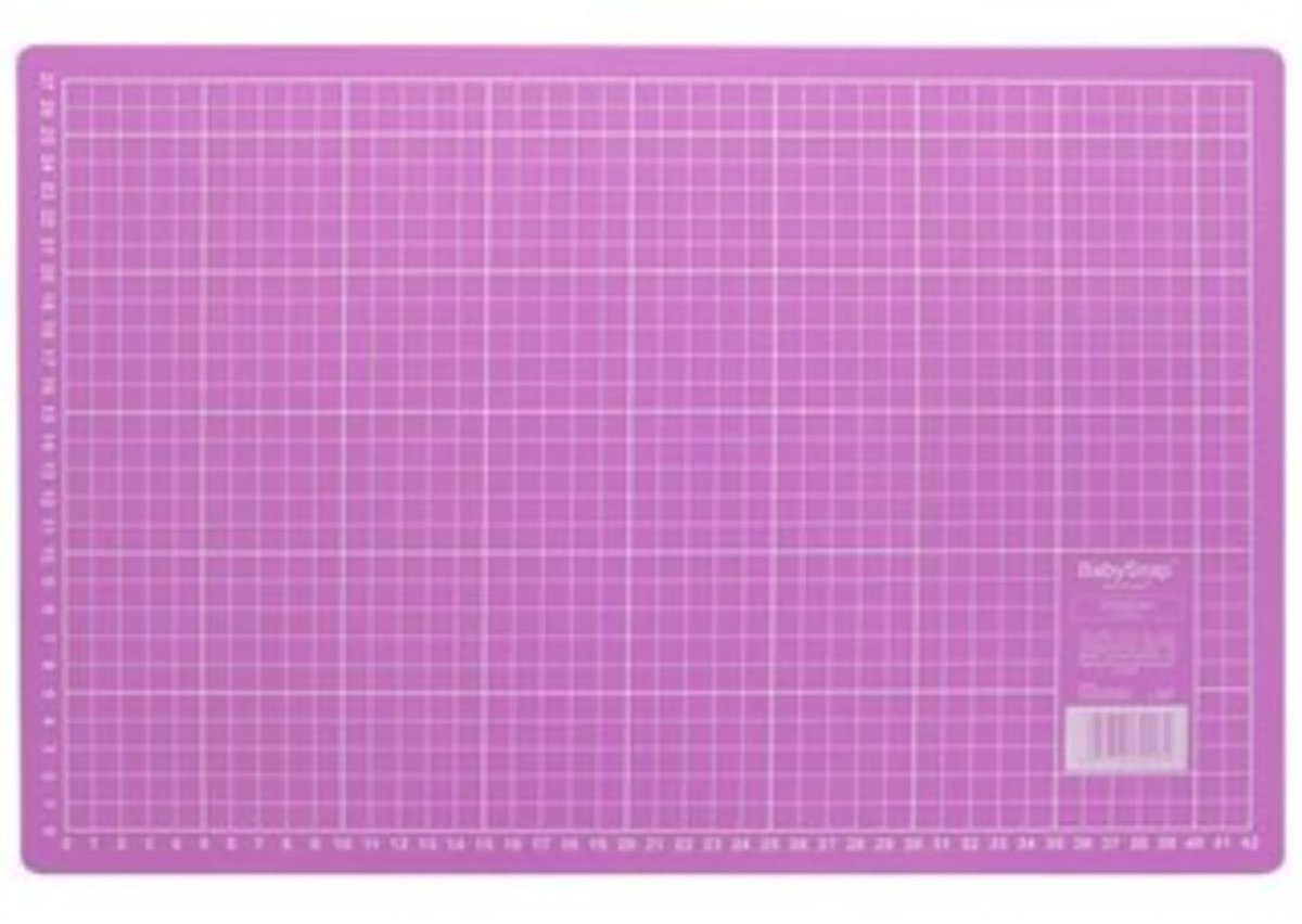 Snijmat 45x30cm roze