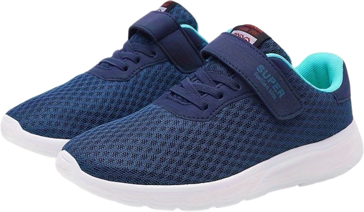 Currero Schoenen Jongens Sneakers Comfortabel Wandelschoenen Casual Kinder Schoenen Blauw