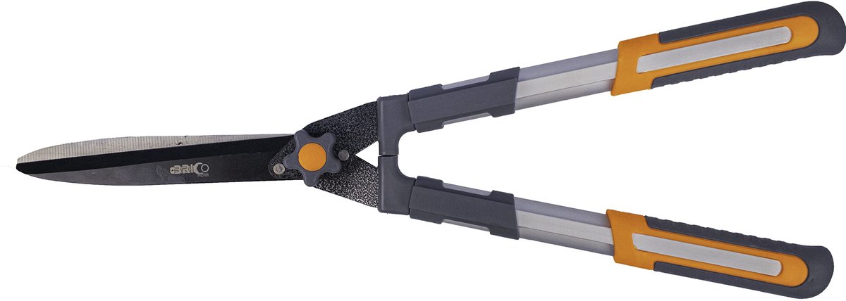 SnelShoppen - Heggenschaar 58 cm met recht blad 25,4 cm voor tuin, snoeien, tuingereedschap, scherp, lichtgewicht, ergonomisch handvat, ideaal voor he