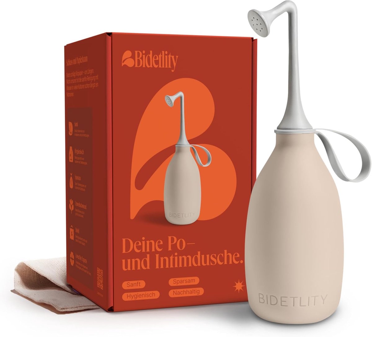 SnelShoppen - BIDETLITY Intiemdouche 3.0 Portable Bidet - Draagbaar Reisbidet, Nieuwe Duurzame Douchekop, BPA-vrij, Bespaart Toiletpapier, Perfect voo