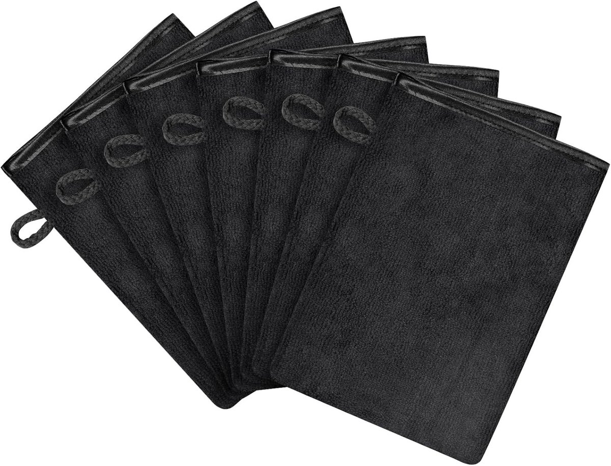 Zachte en Absorberende Microfiber Wasdoeken voor Gezicht en Lichaam - 7 Stuks, 6x8.3 Inch, Ideaal voor Make-up Verwijderen en Kinderen in de Badkamer