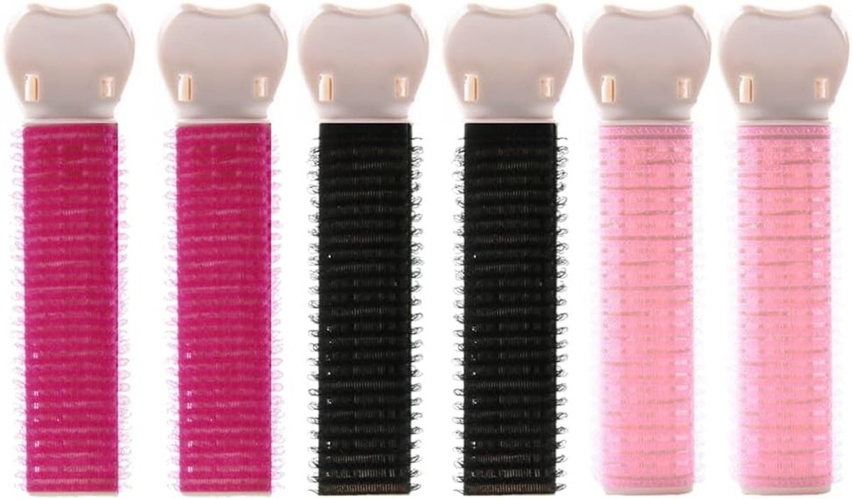 Set van 6 Grote Krulspelden voor Volume - DIY Styling Tools voor Vrouwen en Haarstyling Accessoires