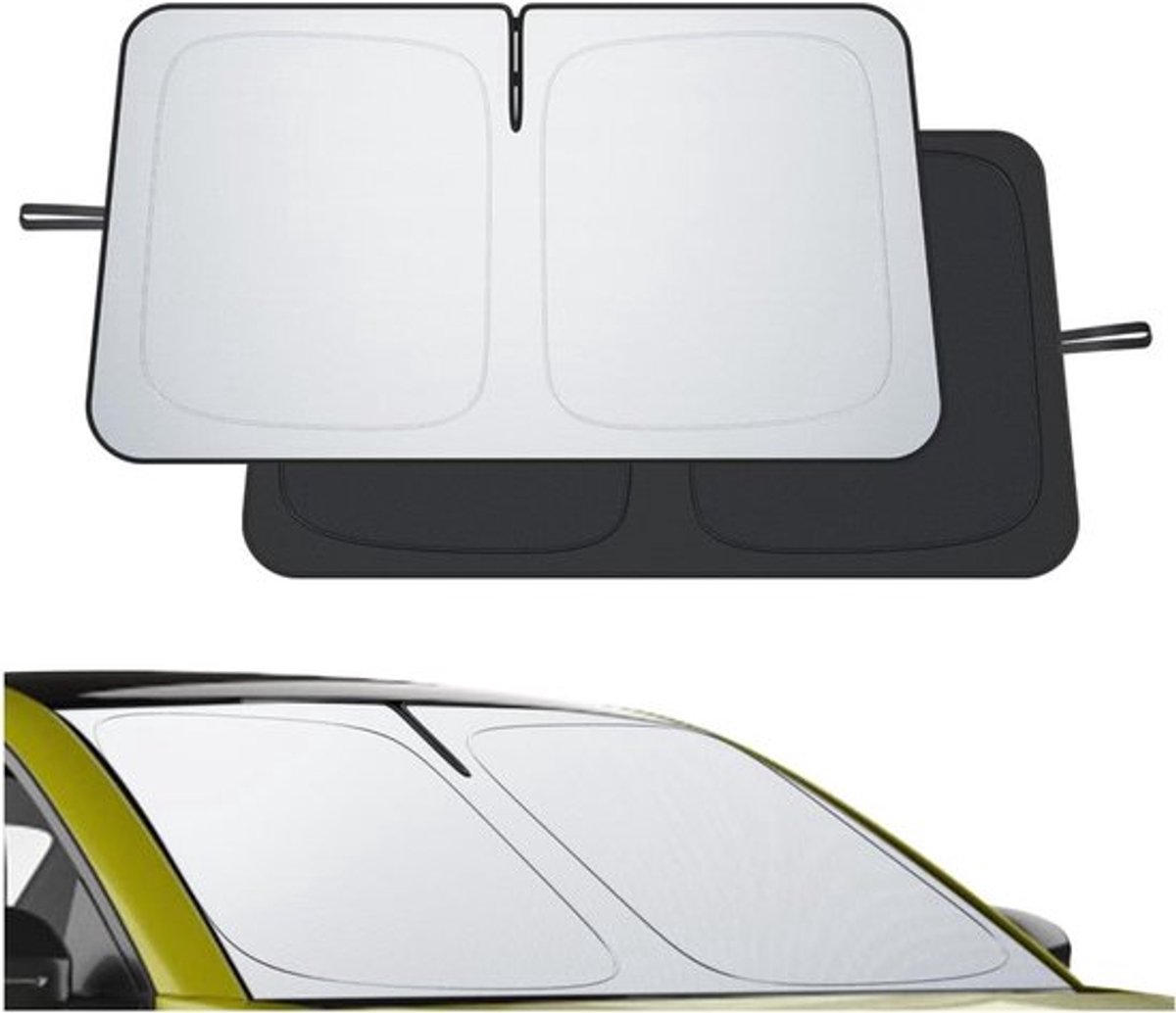 Zonnescherm voor auto, voorruit bescherming, opvouwbaar zeil voor Peugeot 208/E208 2019-2026, UV- en hittebescherming