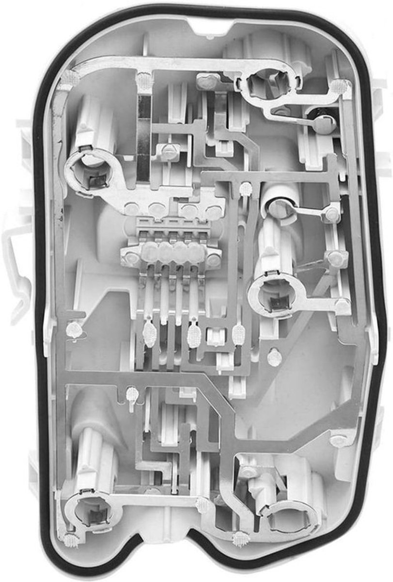 Rechter Achterlicht Lampenhouder voor A6 C6 SALON 2004-2008 - Duurzaam ABS en Aluminium, Perfecte Pasvorm en Vervangingsonderdeel