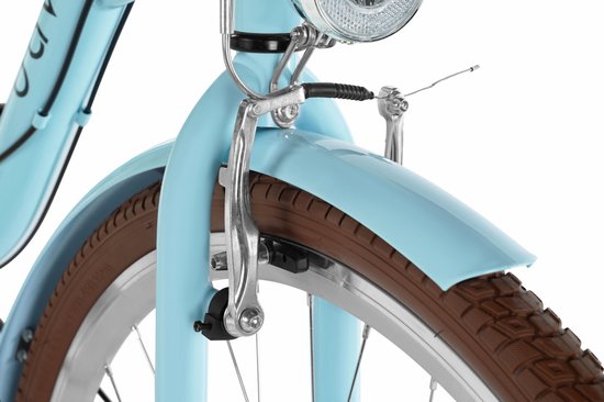 Davi Emma - Stadsfiets - 28 inch - 7 versnellingen - Blauw/Bruin — afbeelding 5