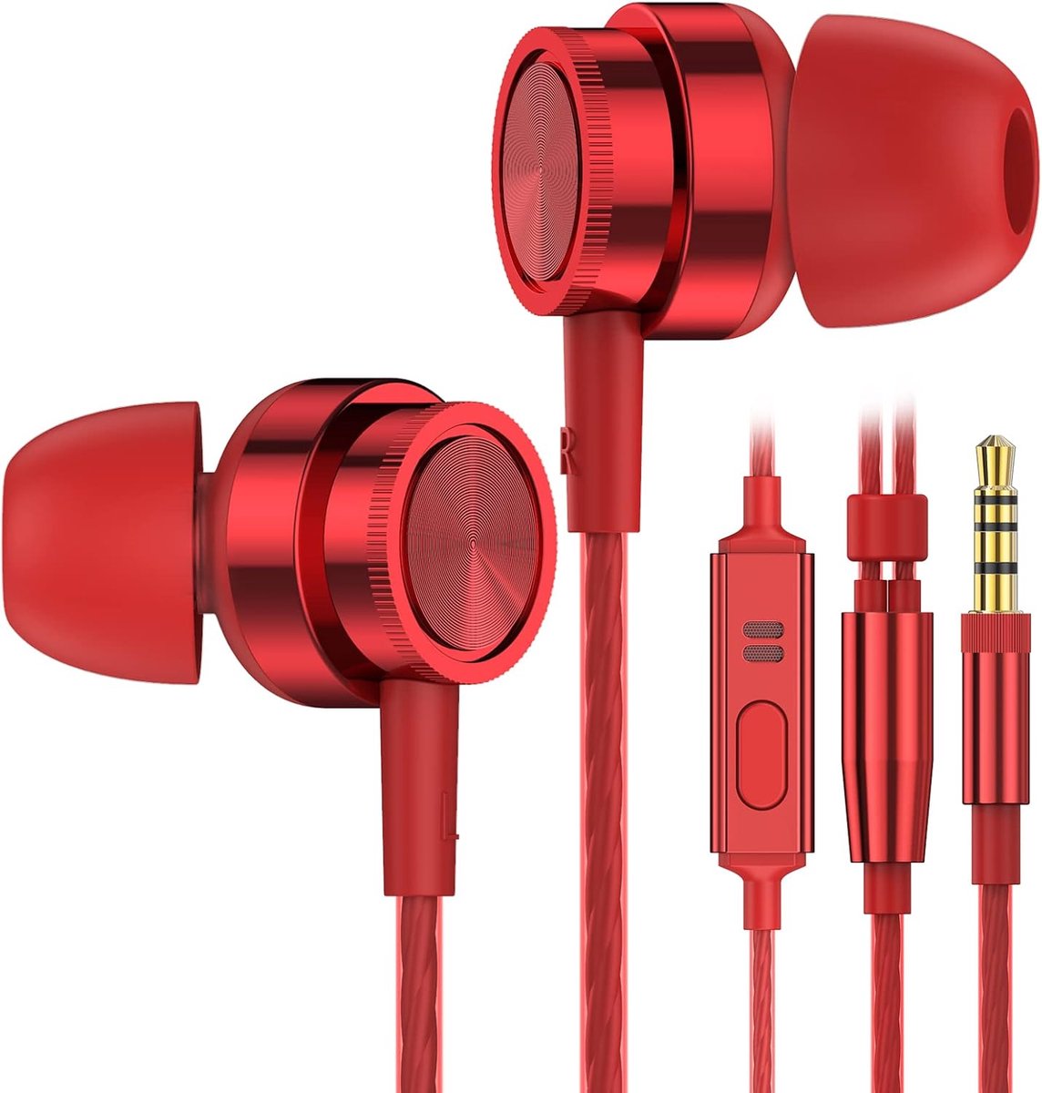SnelShoppen - Yatloml Koptelefoon met Kabel, Over-ear, Comfortabele Geluidsisolatie, 3.5mm Jack, Ideaal voor Thuis, Werk en Reizen, Zwart