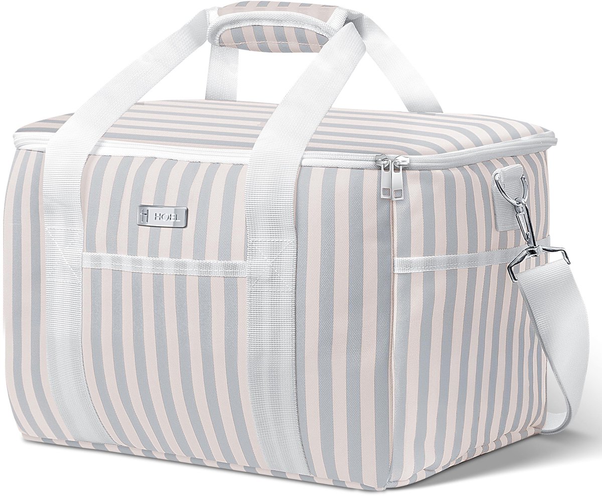 SnelShoppen - Opvouwbare Koeltas 20 Liter - Geïsoleerde Thermotas - Waterdichte en Lekvrije Isoleertas voor Auto, Winkelen, Picknick en Lunch - Perfec