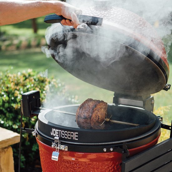 SnelShoppen - Kamado JoeTisserie Classic Elektrische Draaispit voor Kamado Grill, Perfect voor BBQ, Tuin Feesten, Camping, 360° Draaiend, Duurzaam en van snelshoppen — afbeelding 5