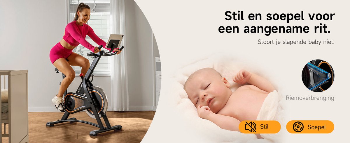 JASPORT A3 Slimme Spinningfiets thumbnail 3