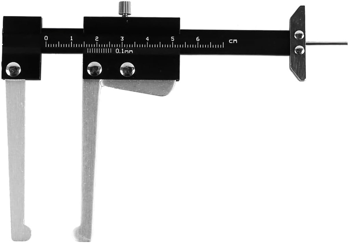 Remschijf diepte meetinstrument 0-60mm - 0.1mm nauwkeurigheid - draagbaar - ideaal voor veiligheidscontrole - SnelShoppen