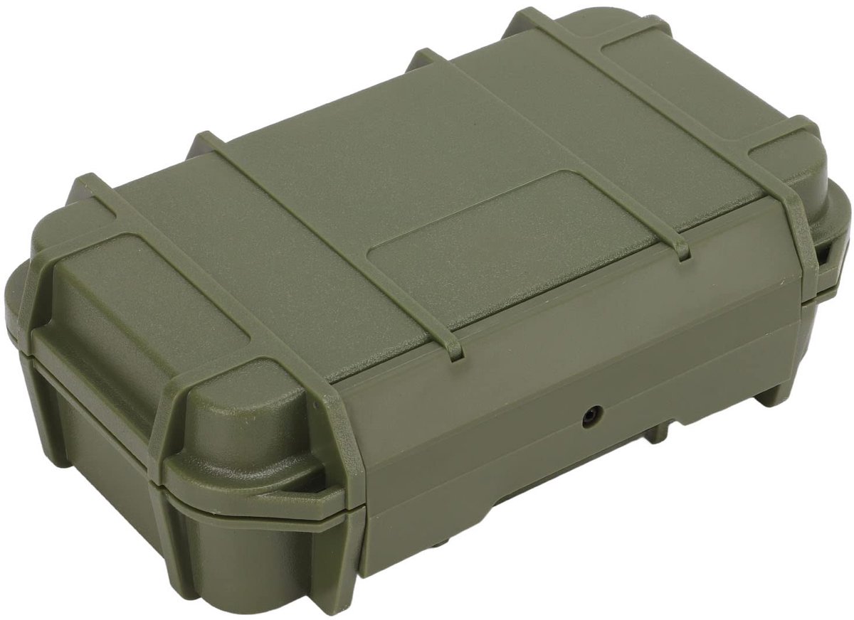 SnelShoppen - Waterdichte Box voor Gereedschap, Opbergkoffer van ABS Kunststof, Hardcase Koffer in Groen voor Camping, Outdoor, Tuin en Klussen