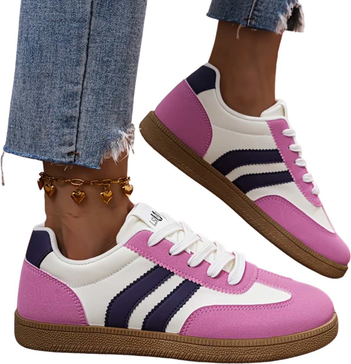 Currero Schoenen Dames Sneakers Comfortabel Slippers Casual Volwassenen 37 Roze
