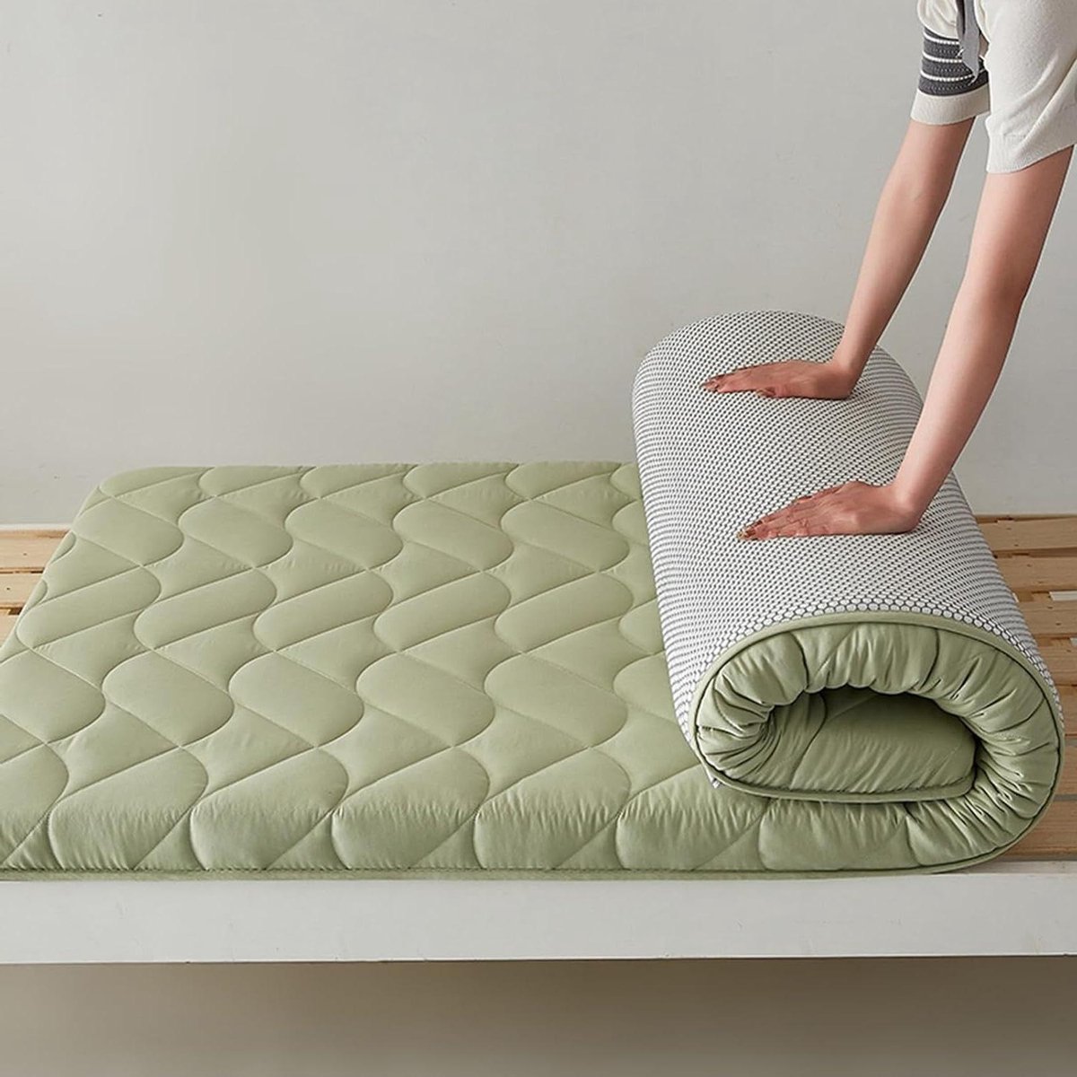 Japanse Vloermatras - Tatami Mat - Comfortabel Slapen - Huidvriendelijk Katoen - 4 cm Dik - Niet Gespecificeerd