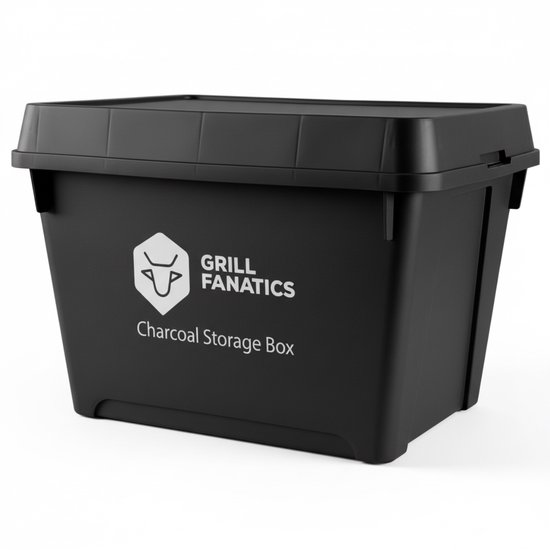 Grill Fanatics Houtskool Opbergbox 60 x 40 x 42 cm - Vochtbestendig van Grill Fanatics — afbeelding 4