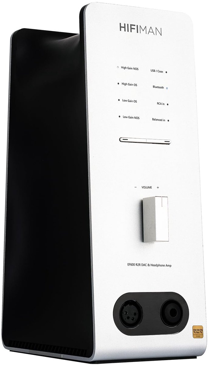 SnelShoppen - HiFiMAN EF600 Desktop Hoofdtelefoon DAC/versterker/pre-amp met HYMALAYA Pro R2R DAC & Bluetooth, Zilver voor Muziek, Thuis en Kantoor