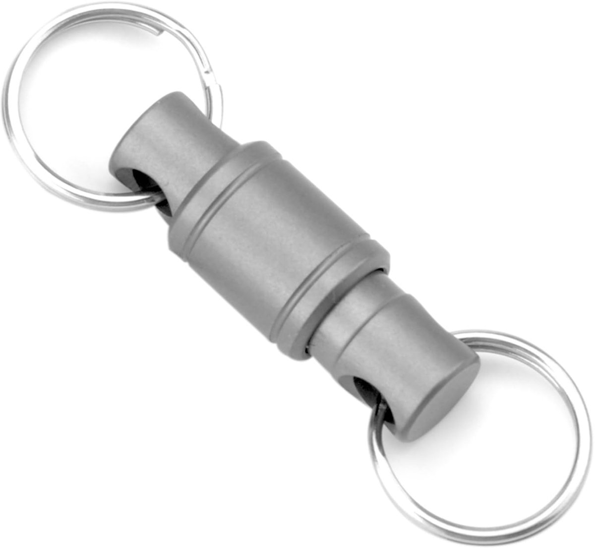 Titanium Sleutelhanger Met Draaibare Verbinding, Karabijnhaak en Lichtgewicht Organizer