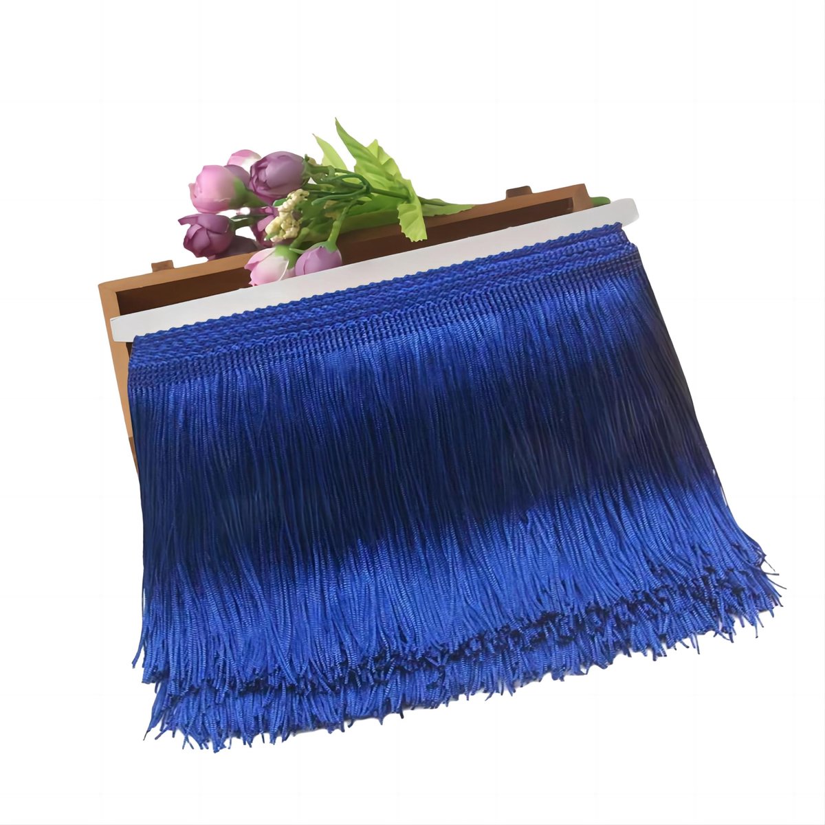 Franjeboord, 30 cm, franjes, gesneden voor Latijnse jurk, franjeboord voor doe-het-zelf podiumkleding, kwastjes, decoratieband, franjeband trimmen, dansfranjes om te naaien (B)