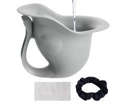 Kinderpotje - Potjestrainer Reispotje - Zindelijkheidstraining - Antislip vorm - 20 x 18 x 15 cm - Grijs