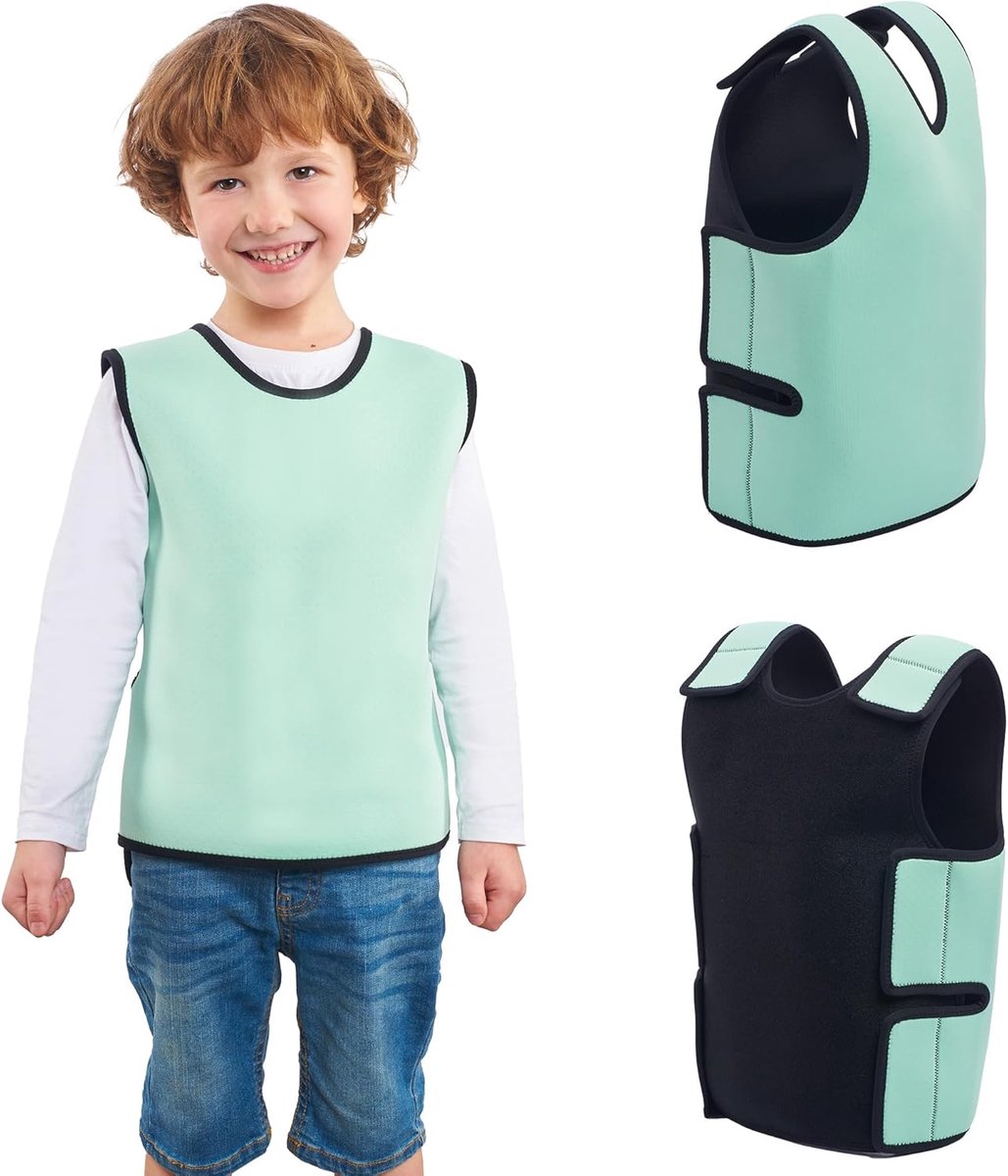 Compressievest voor kinderen | Diepe Drukvesten | ADHD-hulpmiddelen | Autisme sensorische kleding | Comfortabel ontwerp | Compressieshirt | Zorgt voor een veilig gevoel