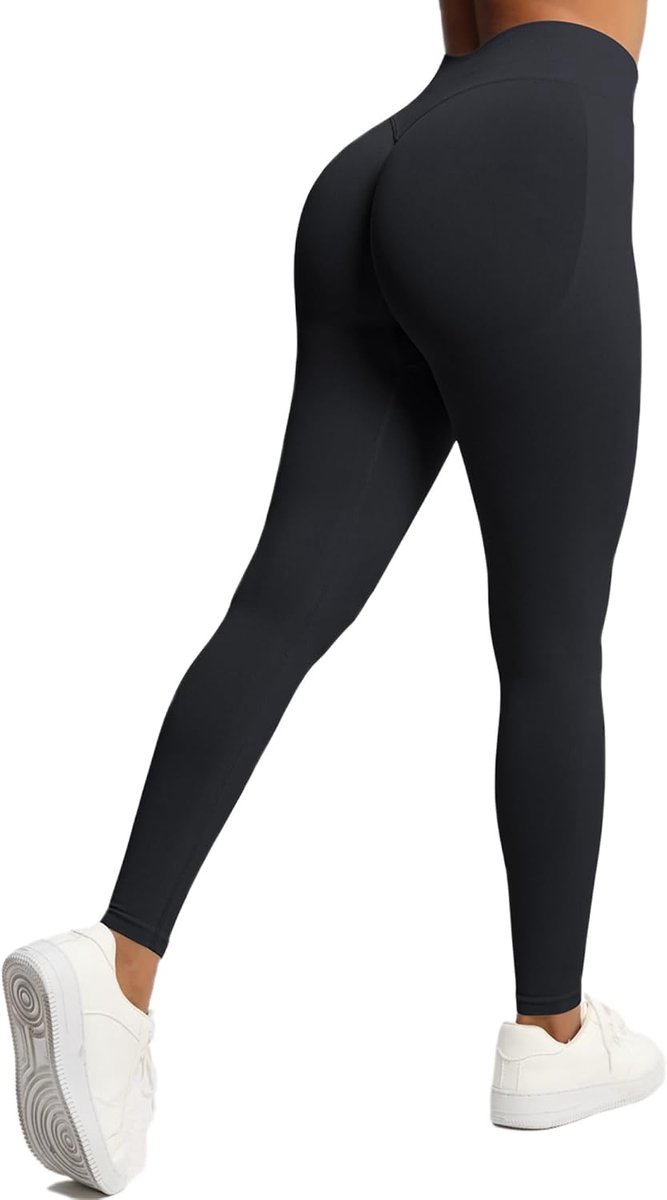 Leggings Dames Hoge Taille Sportbroek Lange Booty Lifting Yogabroek Push Up Gym Sportbroek Naadloze Hardloopbroek Sportleggings