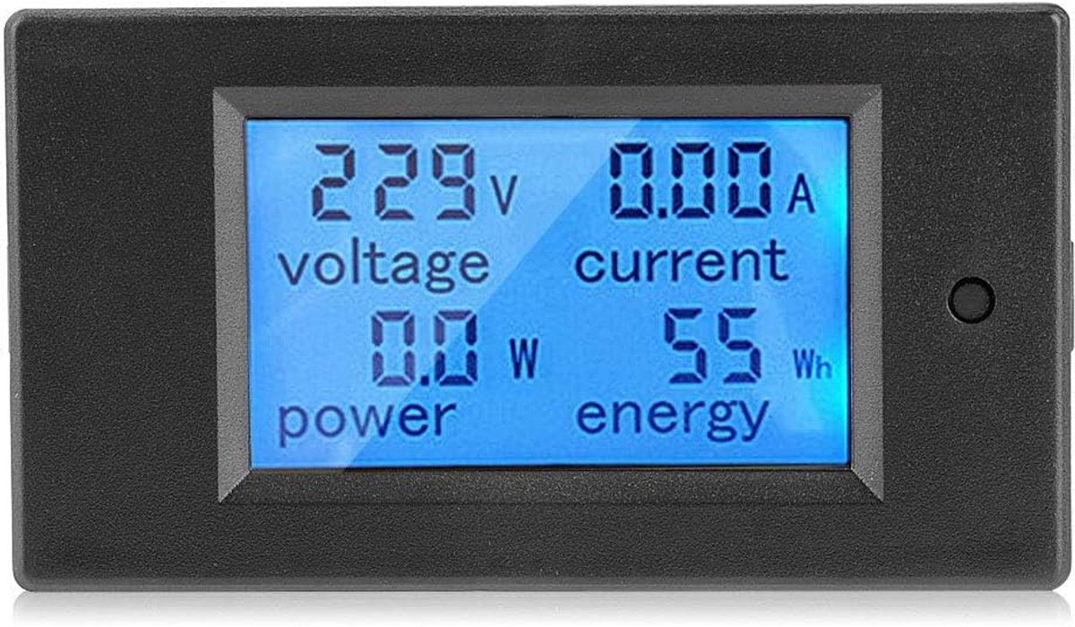 100A Vermogensmeters Monitor Volt Amp KWh Watt Digitaal Vermogen Energie Paneelmeter met Behuizing LCD Digitaal Display Voltmeter Ampèremeter Detectorlezerpaneel