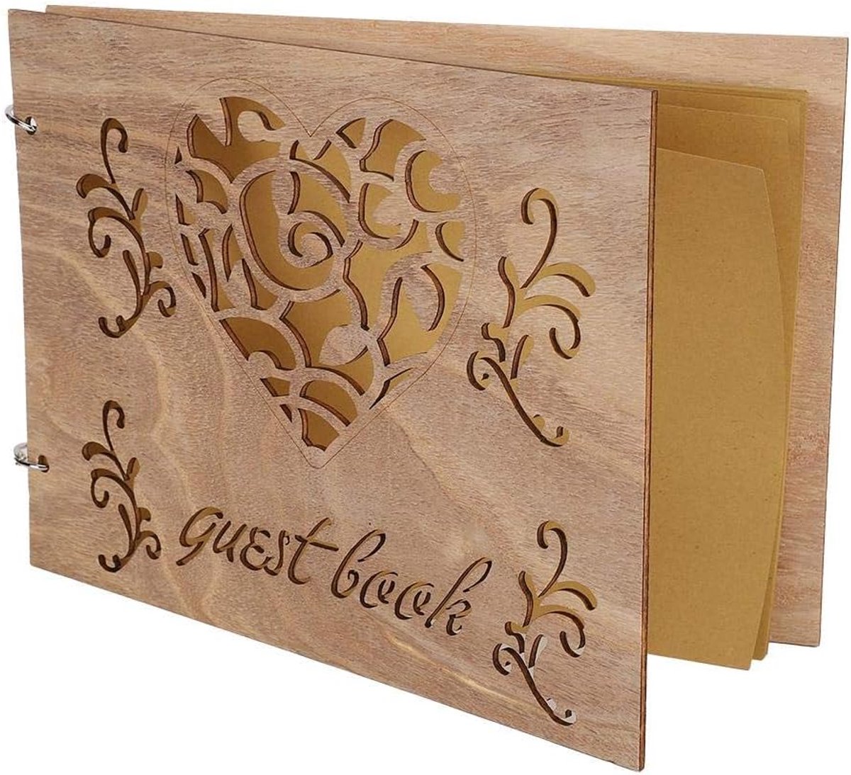 Bruiloft Gastenboek Album Bericht Notebook voor Bruiloft Engagement Decoratie Evenement Feestartikelen Decoraties Gastenboeken (# 3)