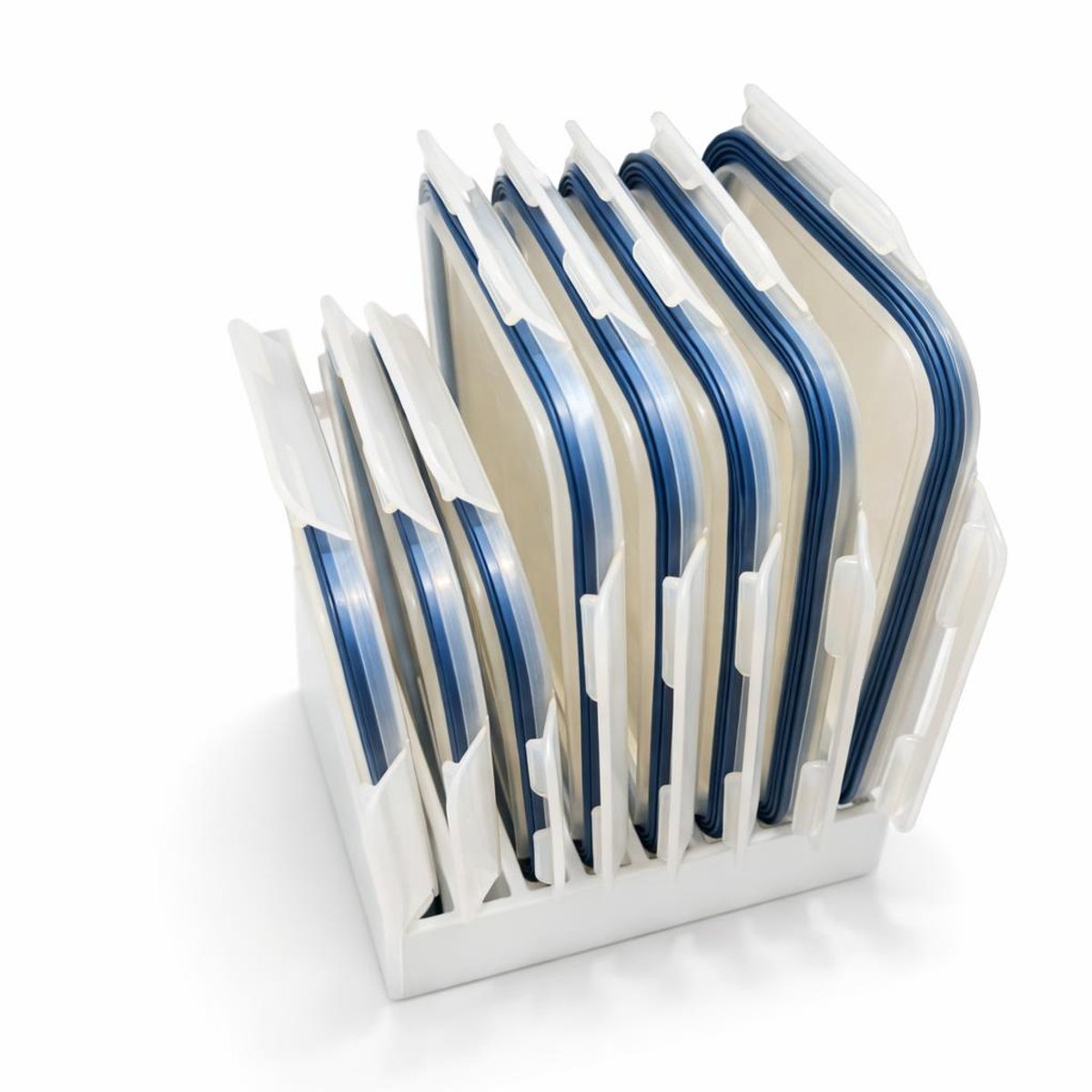 Skushy dekselhouder voor IKEA 365+ vershoudbakdeksels - verticale lade organizer