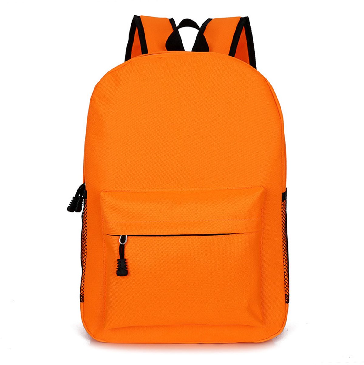 Kinderrugzak (36 cm), lichtgewicht schooltas met voorvak en verstelbare schouderbanden, geschikt voor school, lessen, reizen en diverse activiteiten.