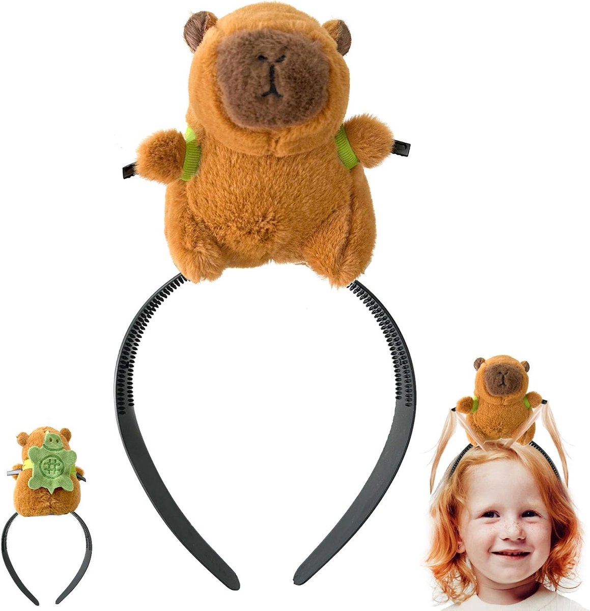1 Pcs Capybara Haarbands Hoofdband, Grappige Make Up Hoofdbanden, Schattige Cartoon Creatieve Haaraccessoires Voor Wassen, Douche, Sport, Buiten, Bruiloft, Feest