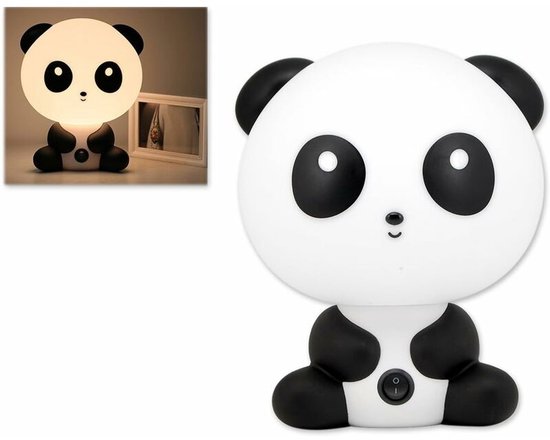 Mooie draagbare bureaulamp in de vorm van een cartoonfiguur uit Kung Fu Panda. — afbeelding 5