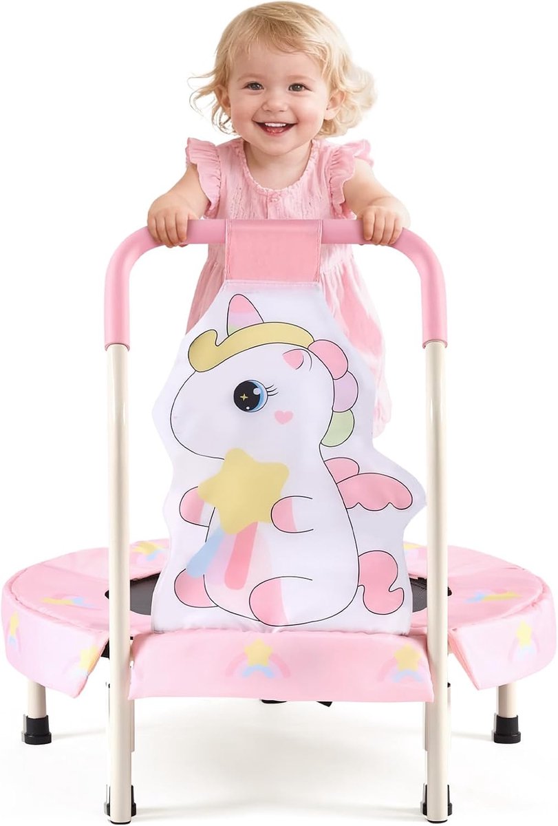 Trampoline voor kinderen - eenhoorn - mini wonderland - stimuleert fantasie - ShopVlot