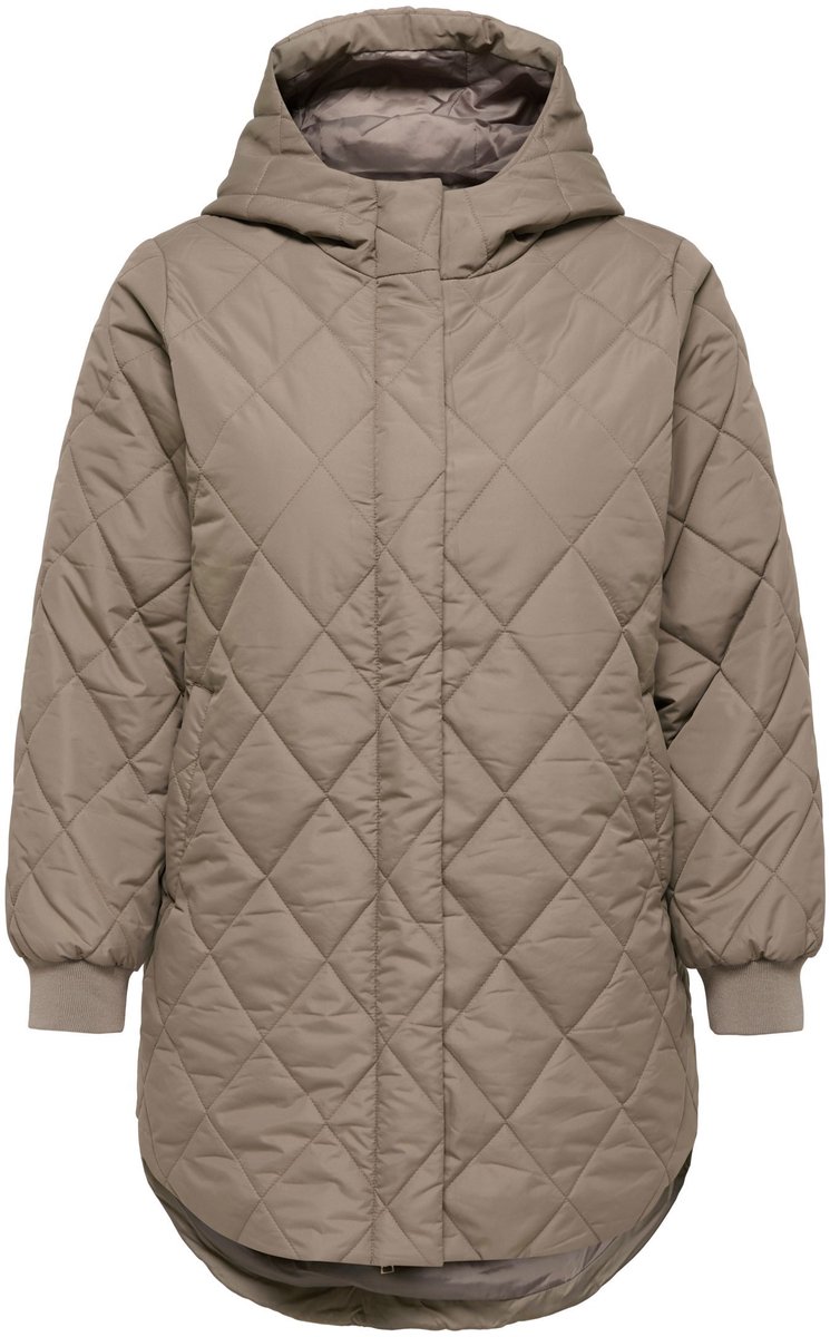 ONLY CARMAKOMA - CARJULIET QUILTD HOOD ZIP COAT OTW NOOS Dames Jas