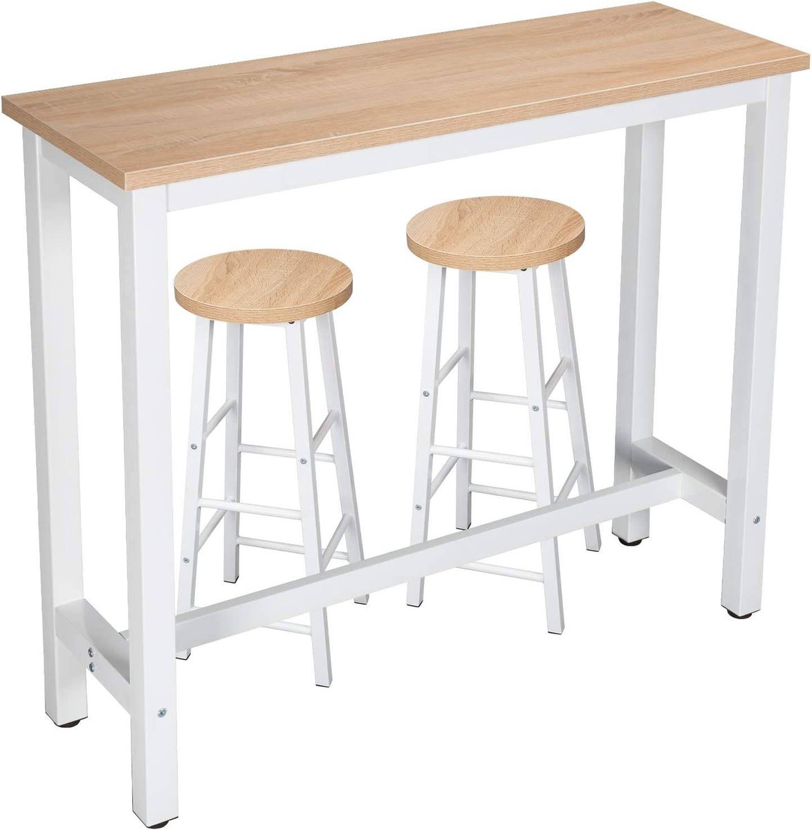 SureDeal® - 1 - Bartafel - Barkrukset - Metalen - MDF