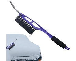Ijsschraper Auto - Ruiten Ontdooier - Winterse Reiniging - Comfortabel Schuim Handvat - 60 cm Lengte - Blauw