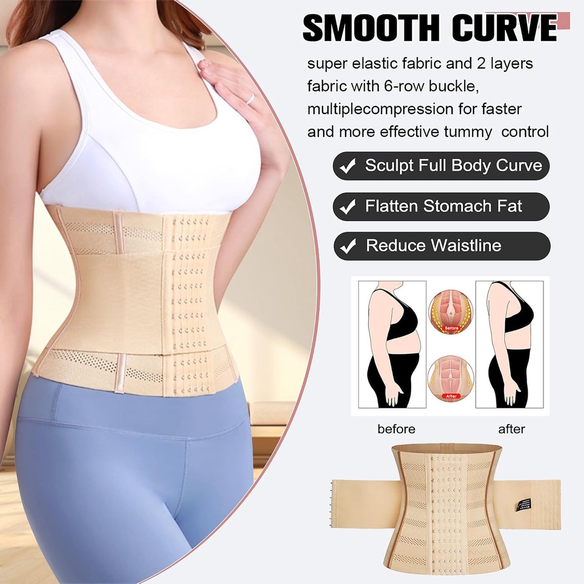 Taille Trainer Riem Verstelbare Buik Band voor Vrouwen Mannen, Lichaam Shaper Sport Gordels, Taillebanden