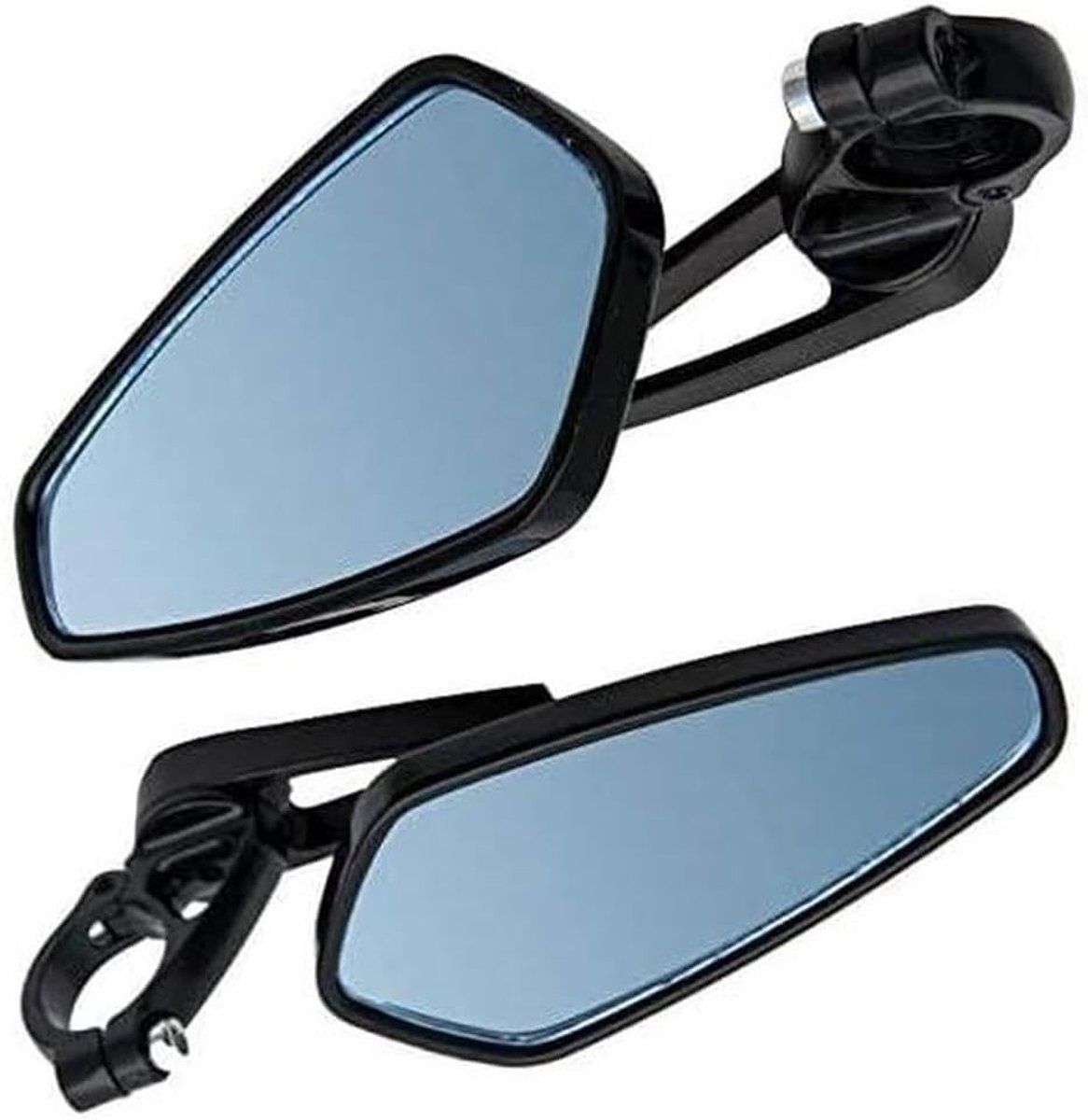 Zijspiegel voor motorfiets 22 mm 7/8" handvat - Blauw, verstelbaar, duurzaam en stijlvol